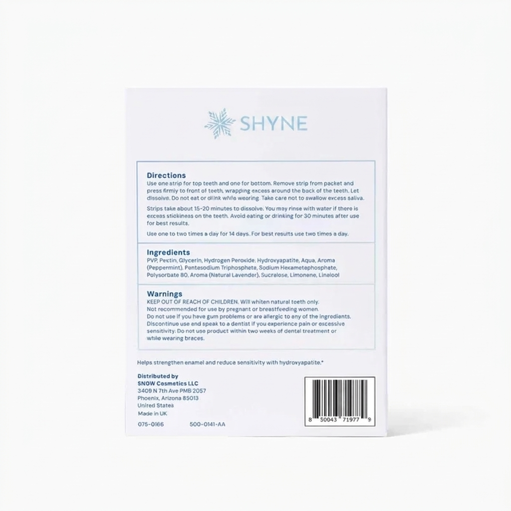 SHYNE® DiamondSeries® | Dissolving Teeth Whitening Strips