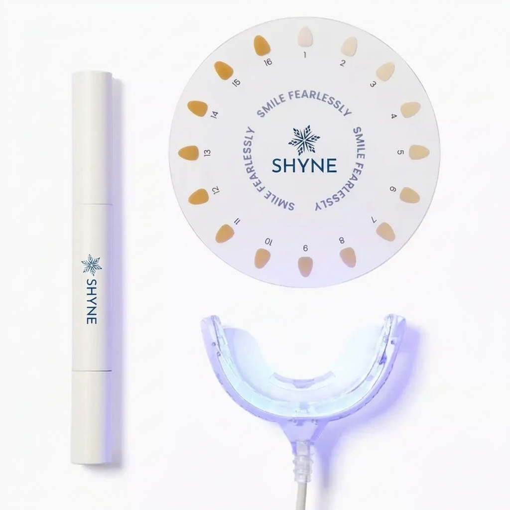 SHYNE® Diamond Series Teeth Whitening Kit | Professional Whitening at Home (3 Serums)