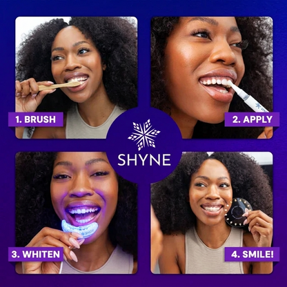 SHYNE® Diamond Series Teeth Whitening Kit | Professional Whitening at Home (3 Serums)