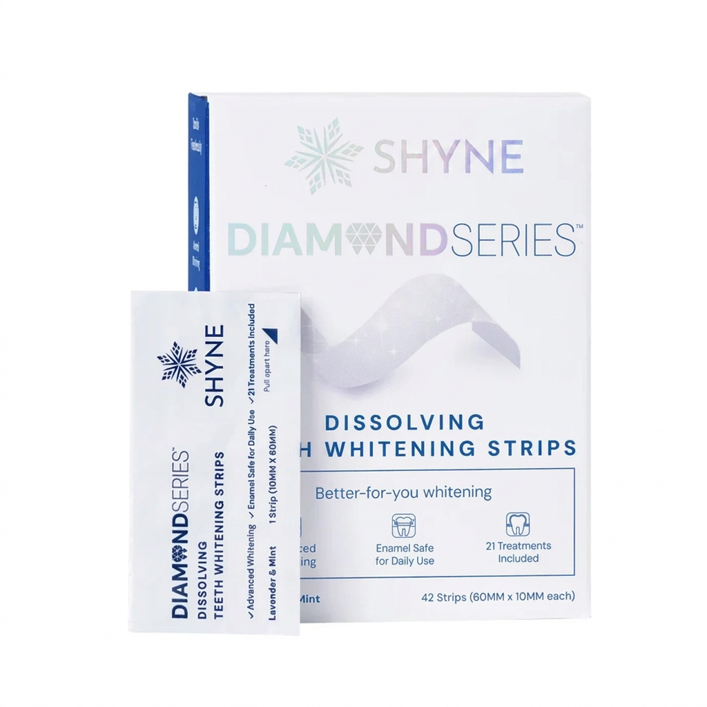 SHYNE® DiamondSeries® | Dissolving Teeth Whitening Strips